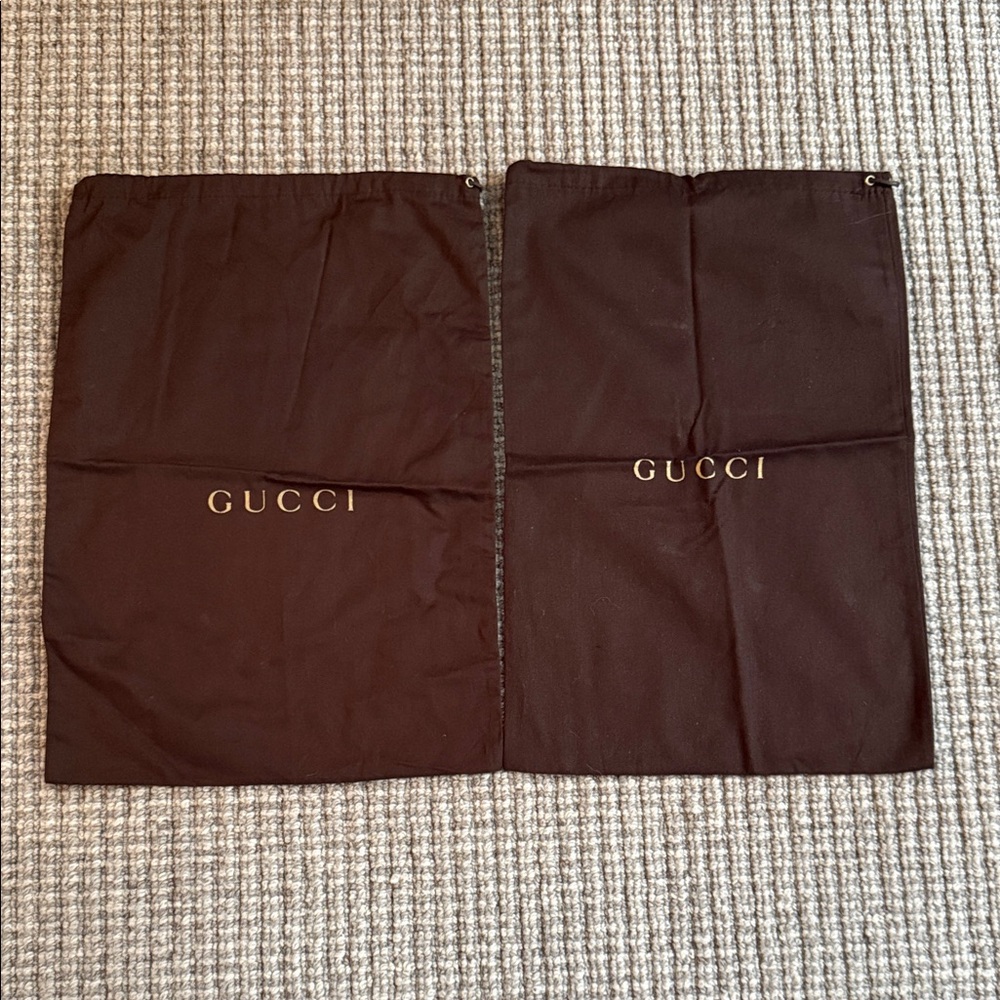 Gucci Dark Brown Dust Bags
